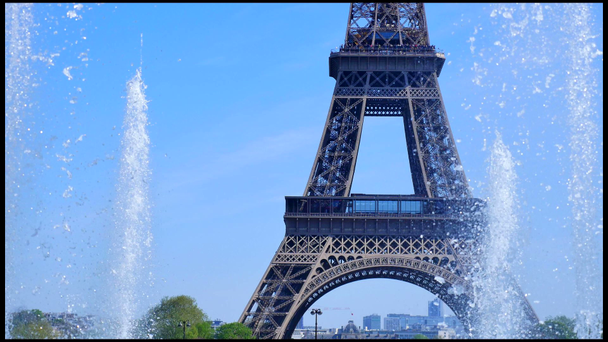 Eiffelova věž Paříž Francie - Záběry, video