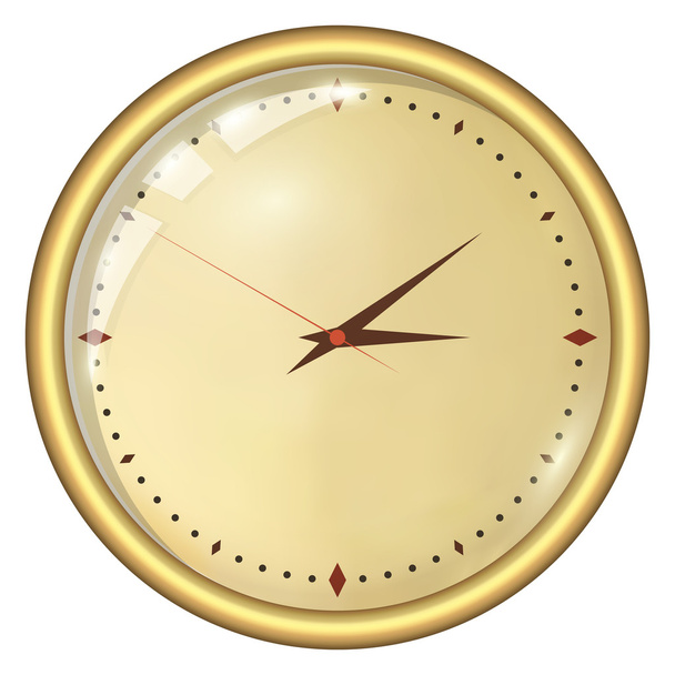 Horloge analogique
 - Vecteur, image