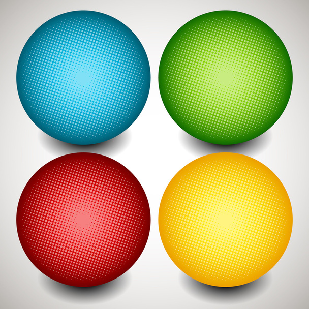 Conjunto de círculos coloridos
 - Vector, Imagen