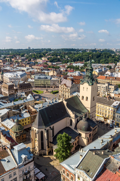 Vue aérienne de Lviv
 - Photo, image