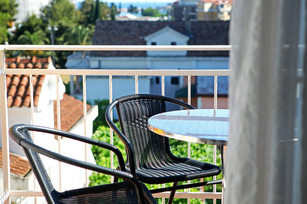 Chairs on the balcony - Foto, afbeelding