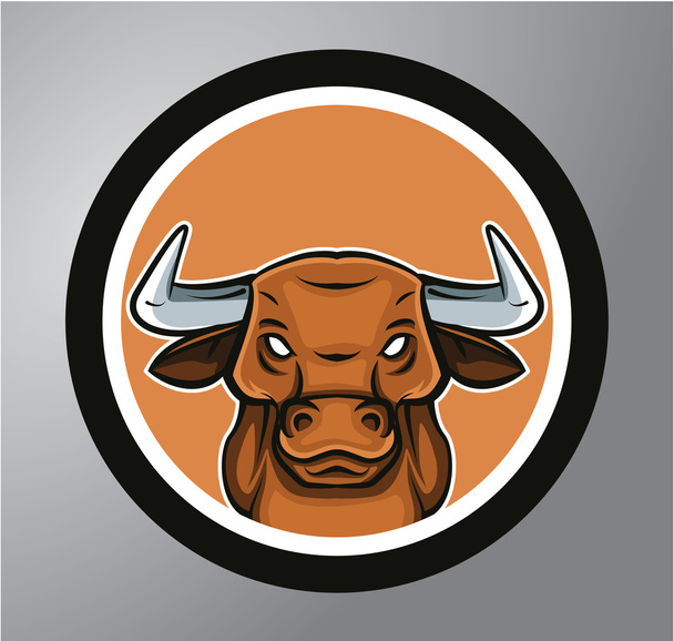 Buffalo Circle sticker - Вектор,изображение