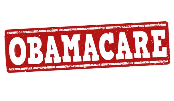 Obamacare σφραγίδα - Διάνυσμα, εικόνα