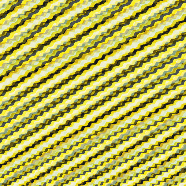Wavy volume background. Pattern with optical illusion.  - Vetor, Imagem