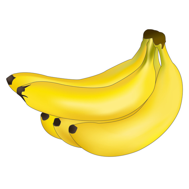 Banane - Vettoriali, immagini