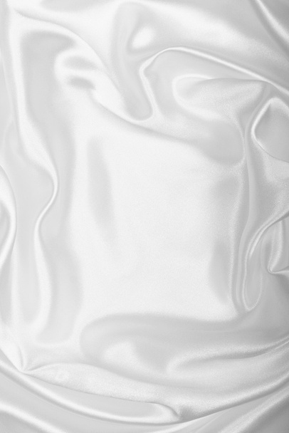 Smooth elegant white silk - Foto, immagini