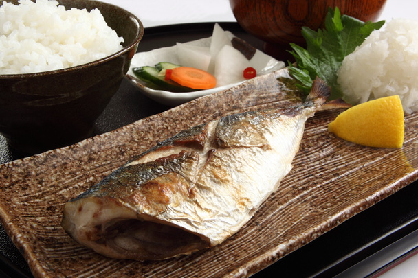 grilled fish, Japanese food - Photo, Image