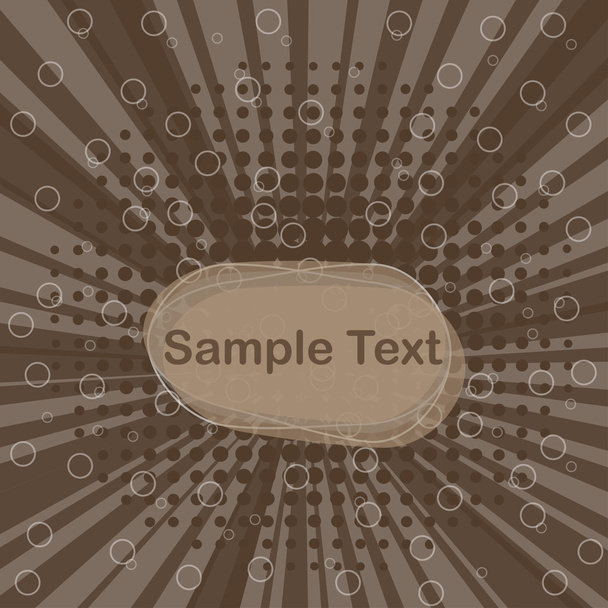 Dynamic background in brown color - Vector, Image