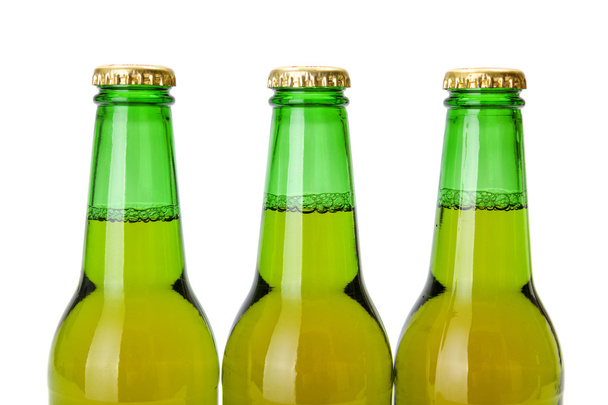 Green beer bottle necks - Fotografie, Obrázek