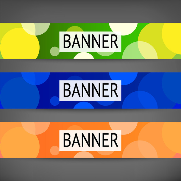 Multicolor Banner - Vettoriali, immagini