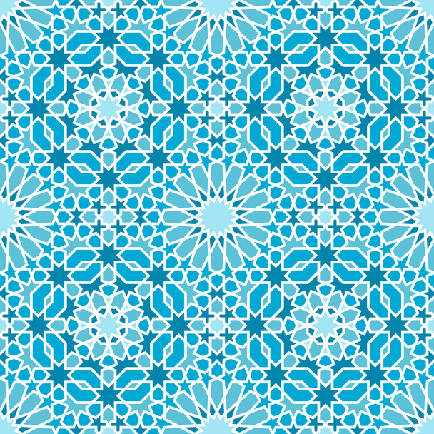 Oosterse naadloze mozaïek patroon - Vector, afbeelding