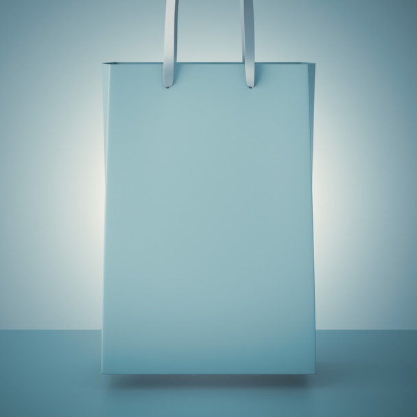 White shopping bag - 写真・画像