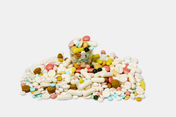 Un montón de pastillas
 - Foto, imagen