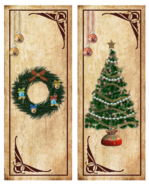 Christmas labels or postcards - Photo, Image