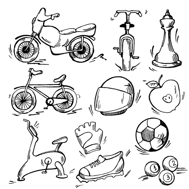 Set of sport icon - Vector, Image
