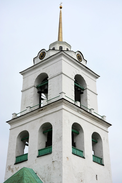 Pskov Krom - Belltower zbliżenie - Zdjęcie, obraz