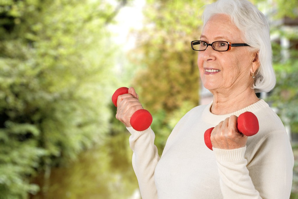 Senior Adult, Exercising, Relaxation Exercise. - Фото, зображення