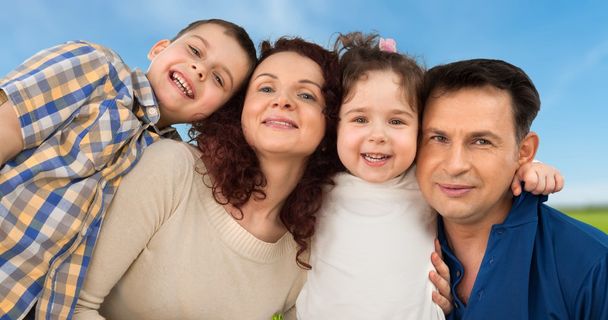 Family, Cheerful, Latin American and Hispanic Ethnicity. - Photo, Image