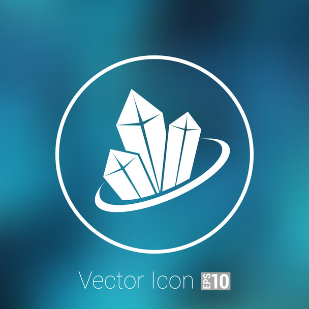 cristal vetor ícone ilustração isolado frio, novos elementos
 - Vetor, Imagem