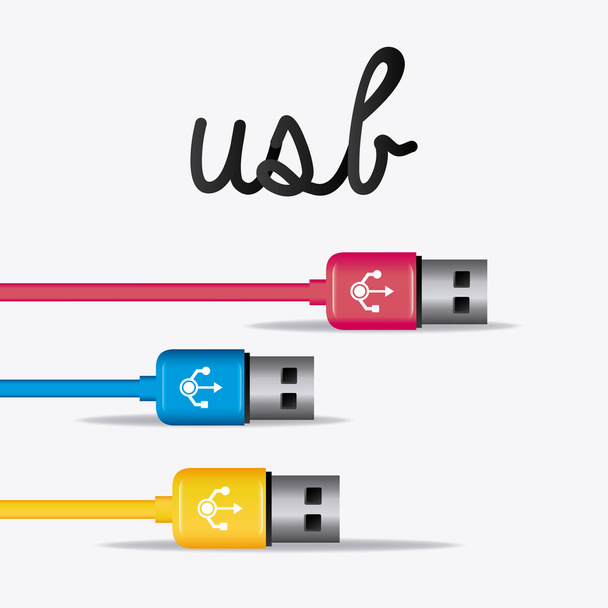 Conception USB
. - Vecteur, image