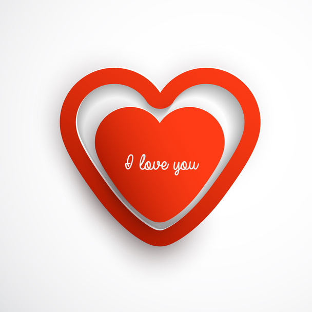 Vector Set: Heart and Love Labels - Vetor, Imagem