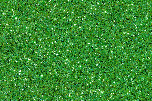 green glitter texture abstract background - Photo, Image