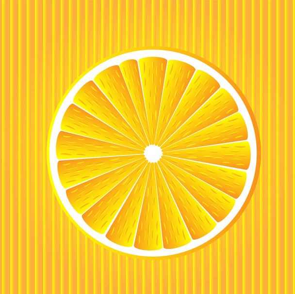 Vector background with oranges - ベクター画像