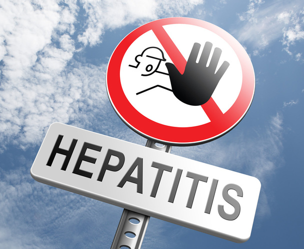 Stop hepatitis sign - Zdjęcie, obraz