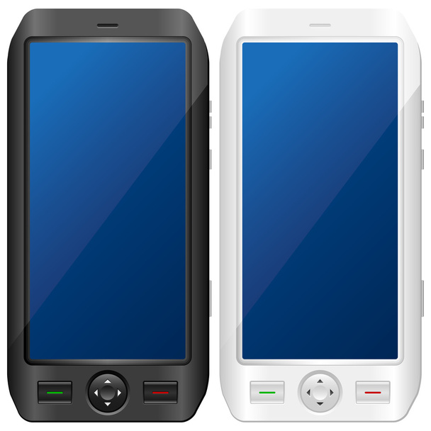 Teléfonos celulares
 - Vector, imagen