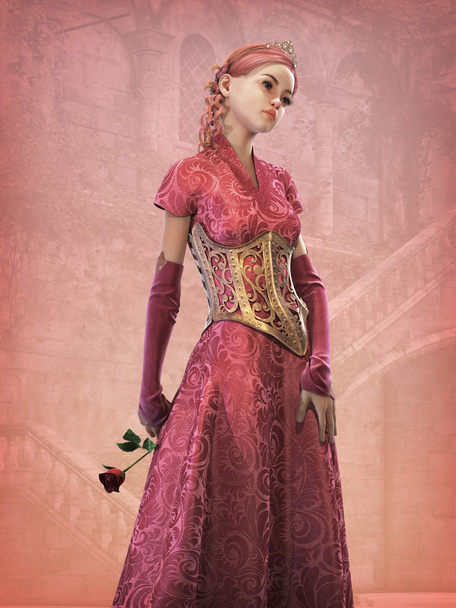 Mesebeli hercegnő, 3D-s Cg - Fotó, kép
