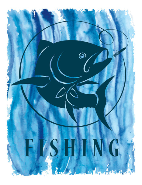 Tuna fish illustration - Vector, Image