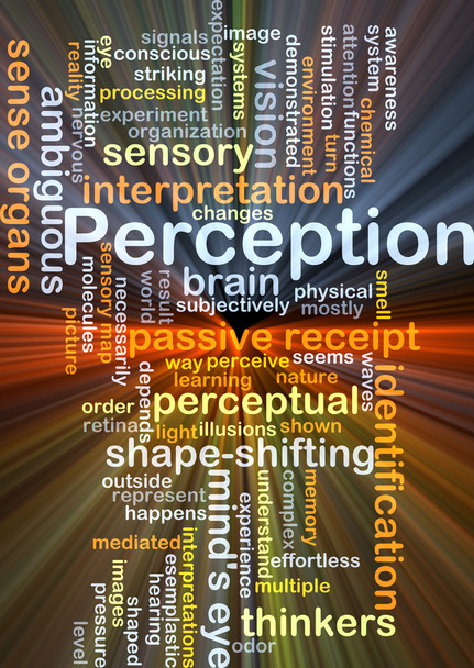 Concept de fond de perception rayonnant
 - Photo, image