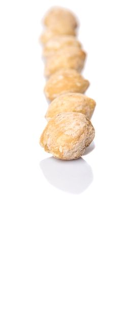 Candlenuts over white background - Photo, Image