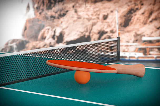 Table de ping-pong avec Paddle
 - Photo, image