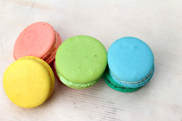 French macaroons multi colorful is delicious - Valokuva, kuva