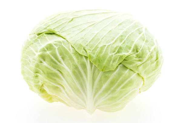 Green cabbage vegetable - Fotoğraf, Görsel