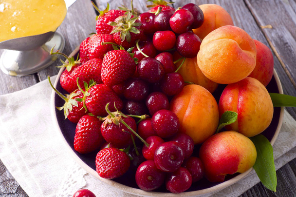Assortment of juicy fruits  - Fotó, kép