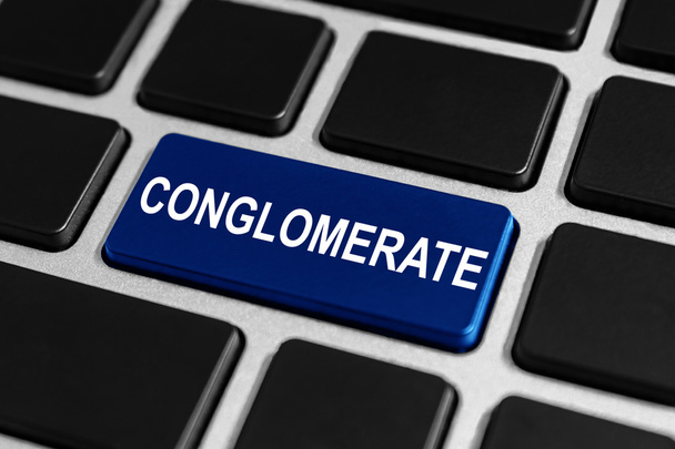 business conglomerate button on keyboard - Photo, Image