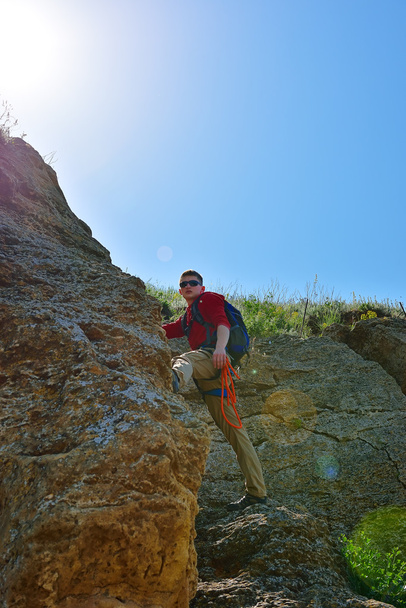 Genç dağcı - Fotoğraf, Görsel