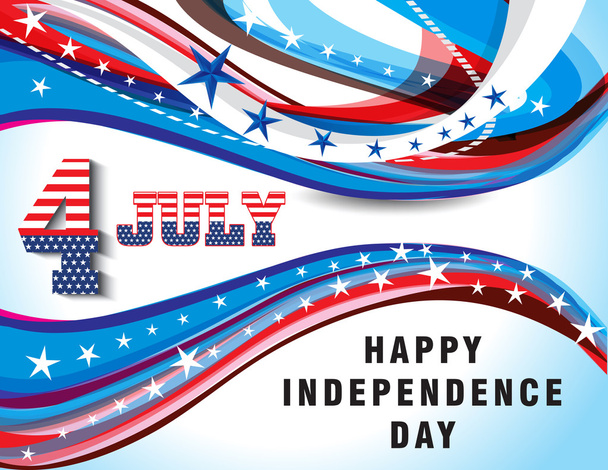 american independence day background  - Вектор, зображення