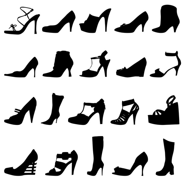 Mode femmes chaussures
 - Vecteur, image