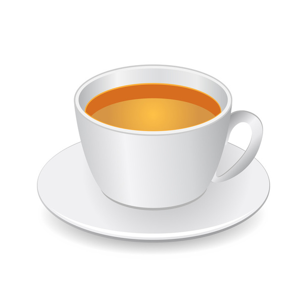 csésze tea - Vektor, kép