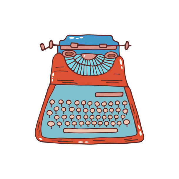 Máquina de escribir retro
 - Vector, Imagen