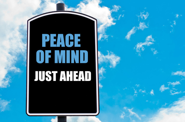 PEACE OF MIND JUST AHEAD - Photo, Image