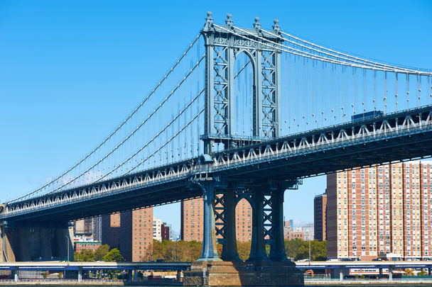 ニューヨークのマンハッタンのスカイライン - 写真・画像