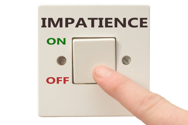 Anger management, switch off Impatience - Photo, Image