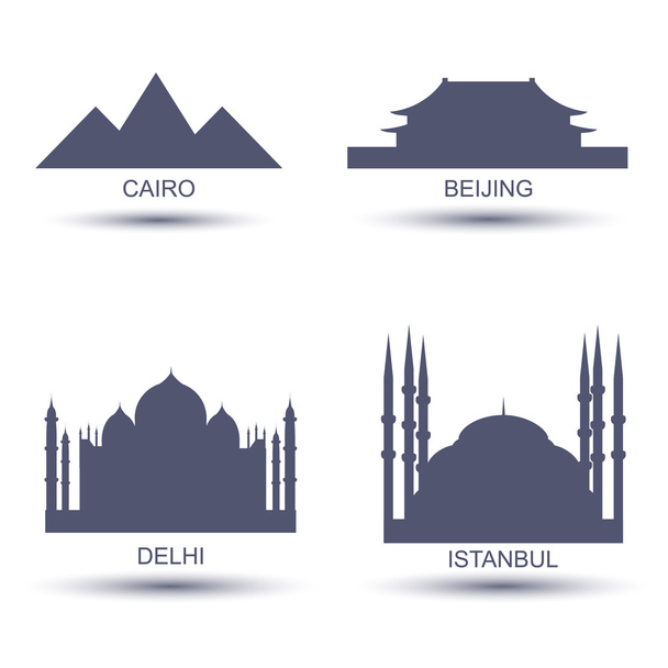 City Icons - Vector, Image