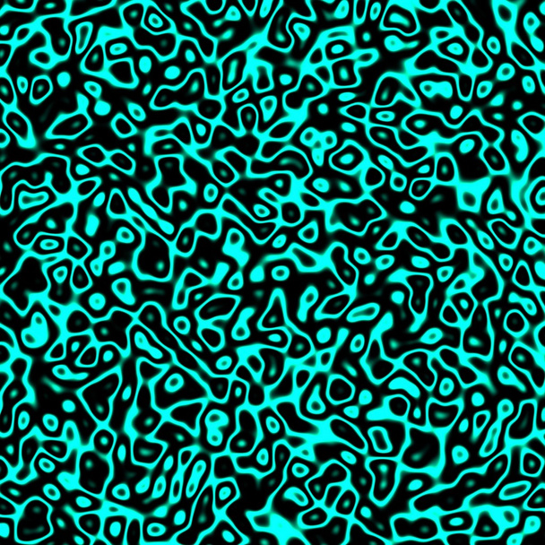 Abstracte fractal blue marbleized psychedelische plasma - Foto, afbeelding