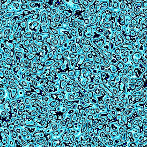 Streszczenie fraktal niebieski marmurkowy psychodeliczny osocza - Zdjęcie, obraz