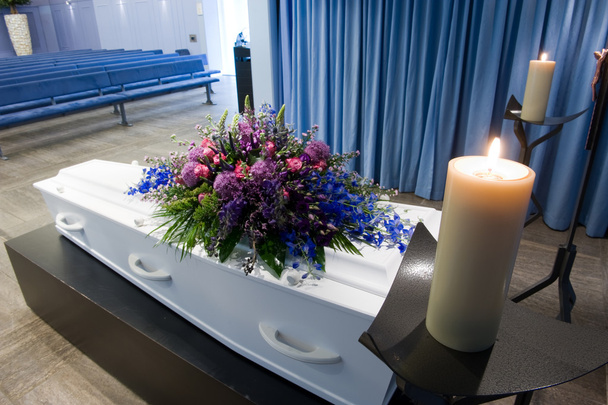 Coffin in mortuary - Photo, Image